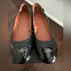 Coach Ballet Black Flatts